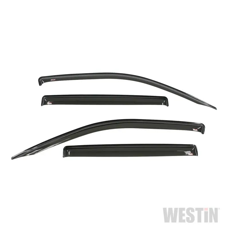 Westin 2017 Honda Ridgeline Wade Slim Wind Deflector 4pc - Smoke wes72-44480