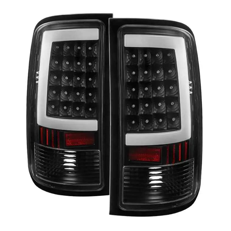 Xtune GMC Sierra 07-13 LED Tail Lights Black ALT-ON-GS07-G2-LED-BK 5081551