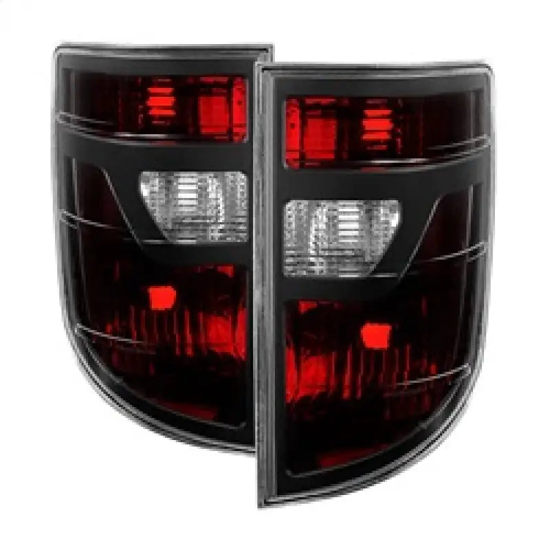 Xtune Honda Ridgeline Pickup 06-08 OEM Style Tail Lights Red Smoked ALT-JH-HRID06-OE-RSM spy9033193