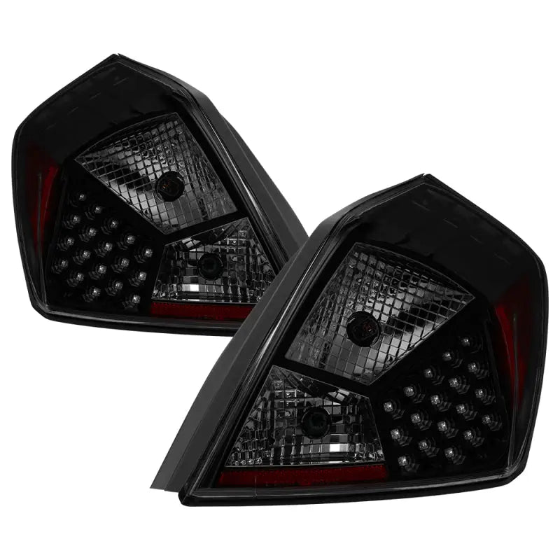 xTune Nissan Altima 07-12 Sedan LED Tail Lights - Black Smoked ALT-JH-NA07-4D-LED-BSM spy9039508